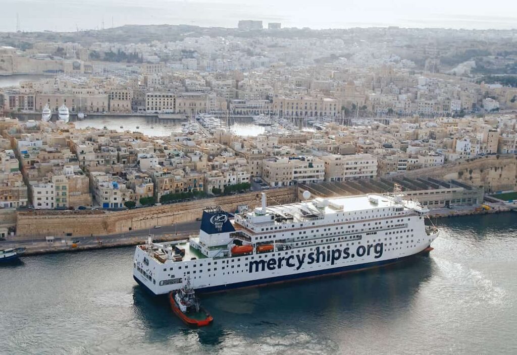 Le Global Mercy à Malte