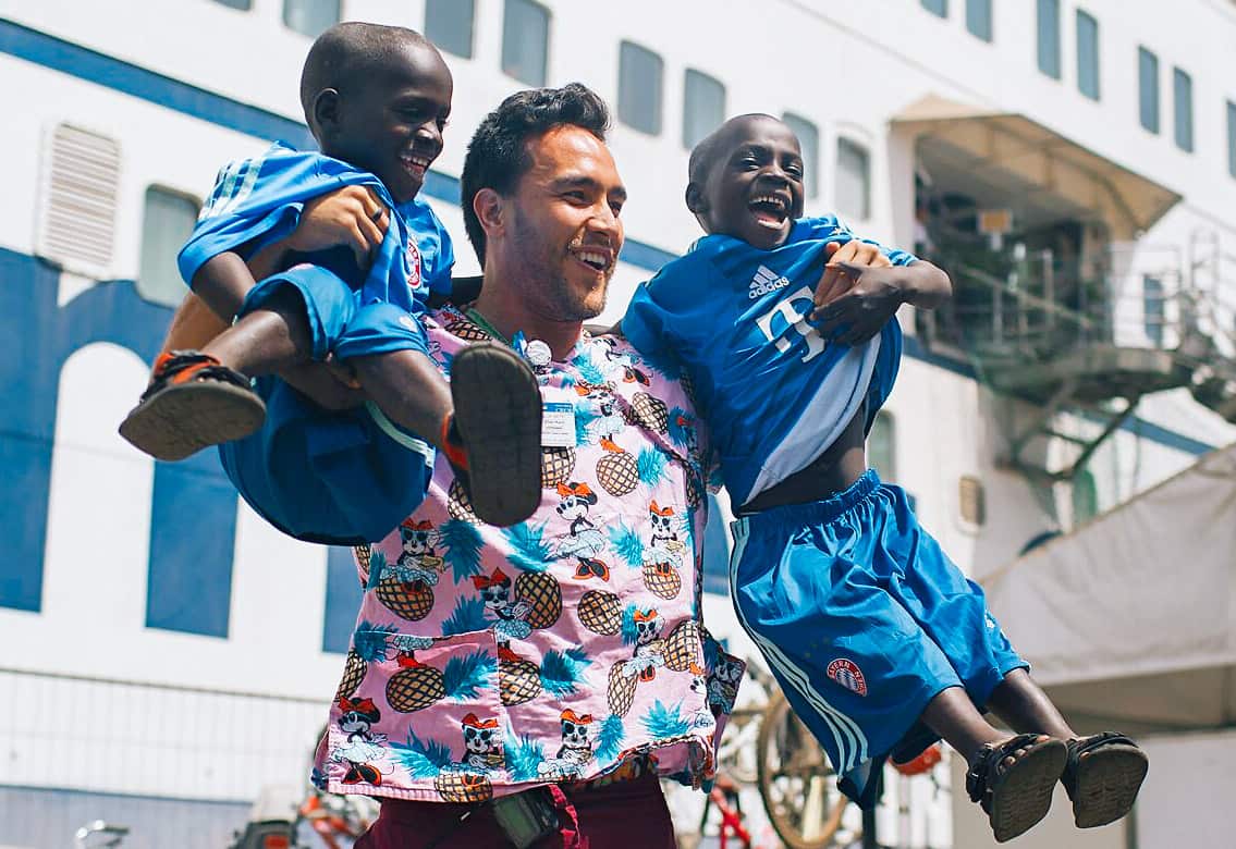 Ousseynou et Assane patients orthopédiques